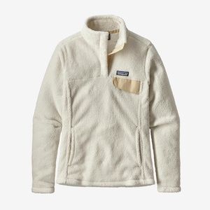 White Patagonia Pullover Fleece